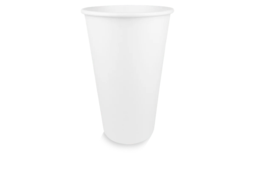 Coffee cup 450cc 16oz Ø90mm cardboard white