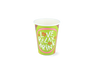 Milkshake cup small 360ml Ø90mm 12oz green FSC®Mix cardboard