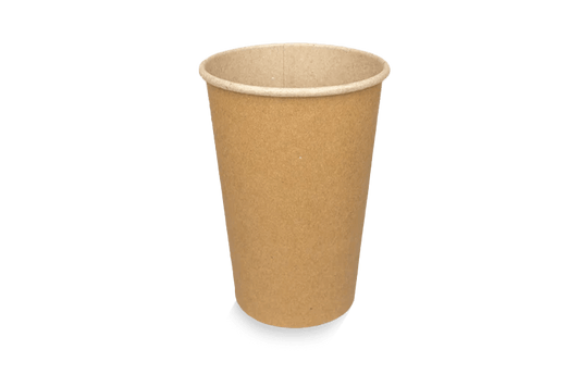 takeaware.nl Koffiebekers Kartonnen koffiebeker 180cc 7.5oz Kraft