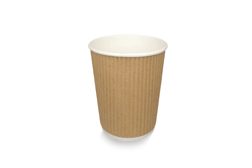 Gobelet à café 177cc 7oz Ø73mm Ripple Kraft