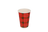 Coffee cup 180cc 7.5oz Ø70mm Tartan scotty