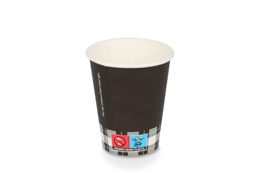 takeaware.nl Koffiebekers Kartonnen koffiebeker 180cc 7.5oz Premium