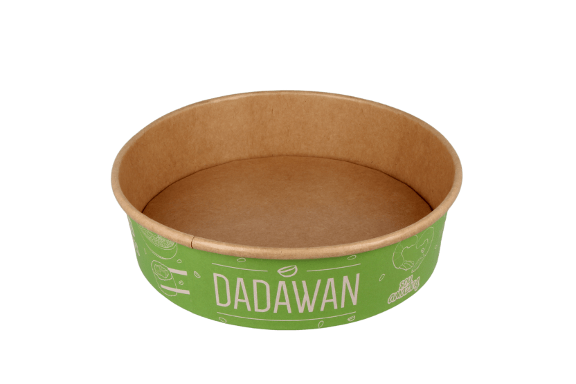 TakeAware.nl Salade Poke Bowl kraft 900ml 30oz  184mm - Dadawan custom