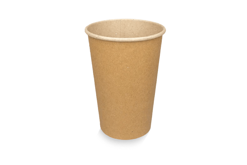 takeaware.nl Koffiebekers Kartonnen koffiebeker 180cc 7.5oz Kraft