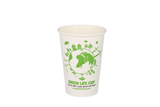 Tasse de café 180cc 7,5 oz 70 mm FSC - Bio Green -1000pcs