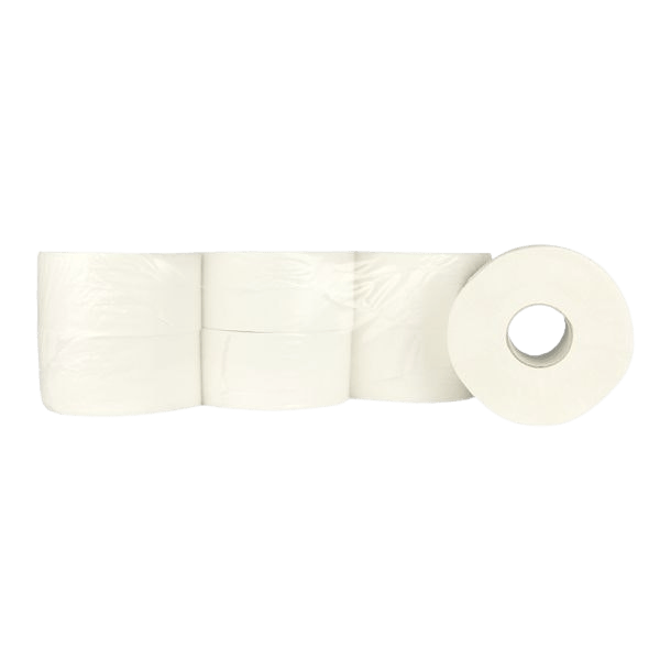 takeaware.nl Toiletpapier Toiletpapier Mini Jumbo 2-laags cellulose 150 meter hoogwit