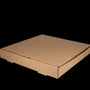 Pizza boxes 29x29x4,2cm kraft brown BIO