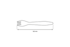 takeaware.nl Bestek Houten vork 185mm 100% FSC® BIO