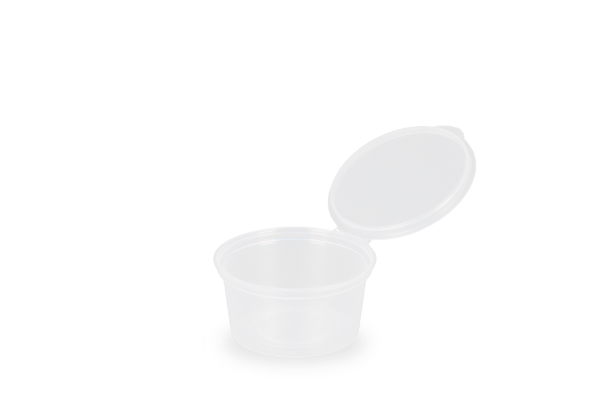 takeaware.nl Saus- en amusebakjes Covercup met vaste deksel 28cc