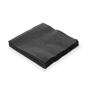Napkin 2 ply 1/4 fold 24x24cm paper black BIO