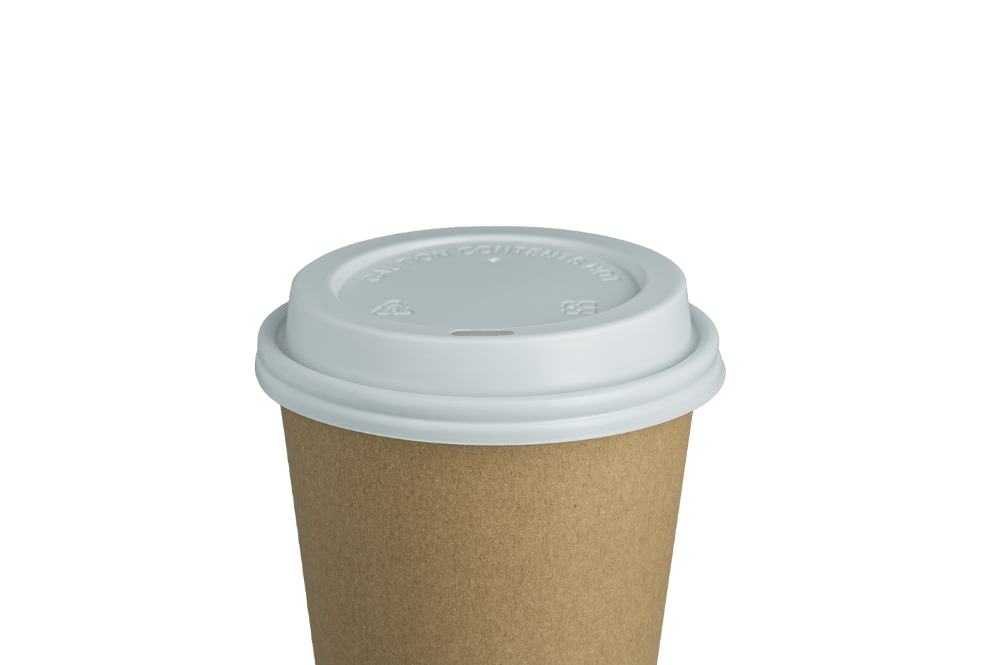 Koffiebeker deksels wit Ø90mm
