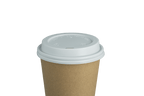 takeaware.nl Koffiebenodigdheden Koffiebeker deksels wit Ø90mm