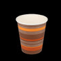 Coffee cup 300cc 10oz Ø90mm cardboard striped