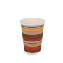 Kartonnen koffiebeker 150cc 6oz gestreept
