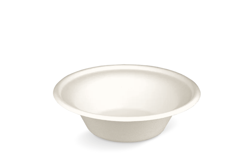 takeaware.nl Saladebakken en bowls Kom 300ml Ø152mm suikerriet BIO