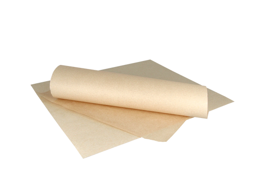 Vetvrij papier 33x38cm hamburgervellen FSC®Mix kraft