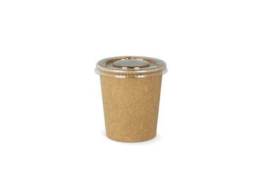 takeaware.nl Saus- en amusebakjes Kartonnen Saus Cup 4oz 120ml Ø62mm Kraft