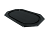 Catering tray octagonal 55cm black PET
