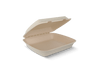Menu box 1-compartment sugarcane white BIO