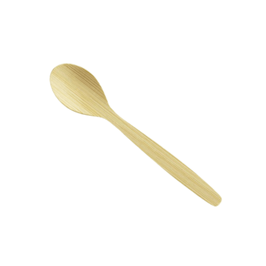 Bamboo ice cream and dessert spoon 125 mm BIO