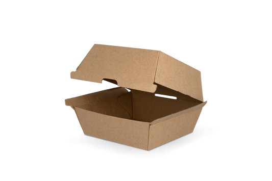Hamburger box Medium kraft