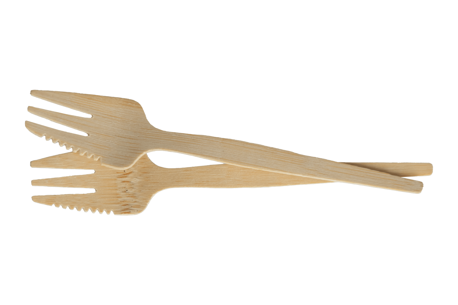 takeaware.nl Bestek Bamboe vork met tanding 120mm BIO