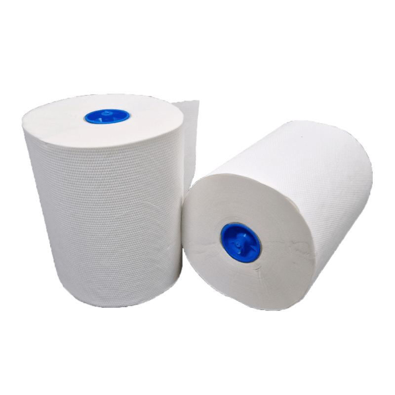 Handdoekrol Matic 2 laags 6x140 meter Ø18,2cm 100% cellulose wit T7