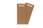 TakeAware.nl Bestekzakje pochette kraft met naturel servet