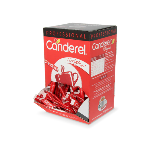 takeaware.nl Koffiebenodigdheden Canderel sticks in dispenser box 0.5 gram 500 stuks