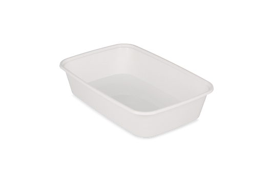 Reusable meal container 500ml white