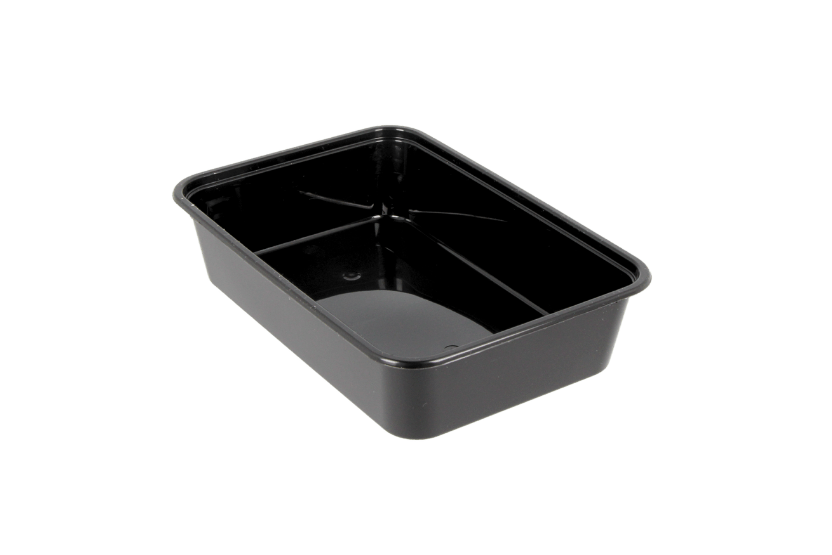 takeaware.nl Maaltijdbakken en schalen Maaltijdbak PP 500ml zwart