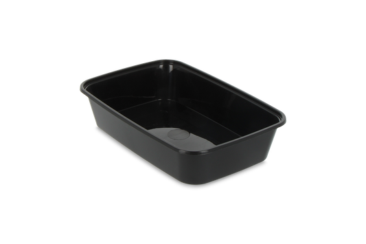 Reusable meal container 500ml black