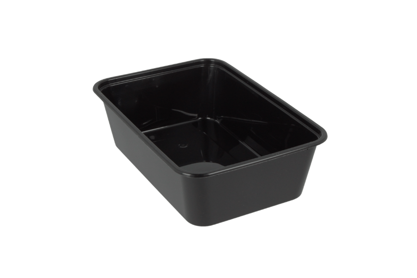 takeaware.nl Maaltijdbakken en schalen Maaltijdbak PP 650ml zwart