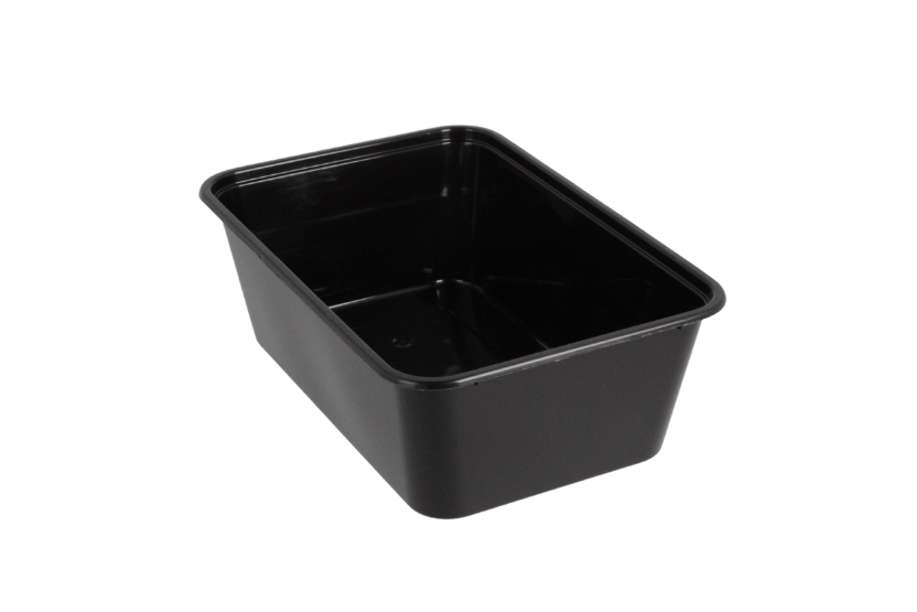 takeaware.nl Maaltijdbakken en schalen Maaltijdbak PP 750ml zwart