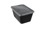 takeaware.nl Maaltijdbakken en schalen Maaltijdbak PP 1000ml zwart