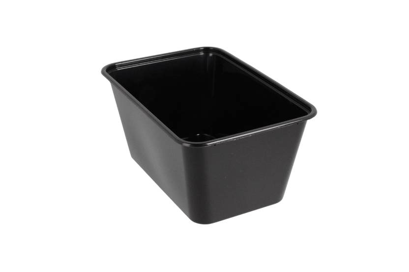 TakeAware.nl Meal container PP 1000ml - black