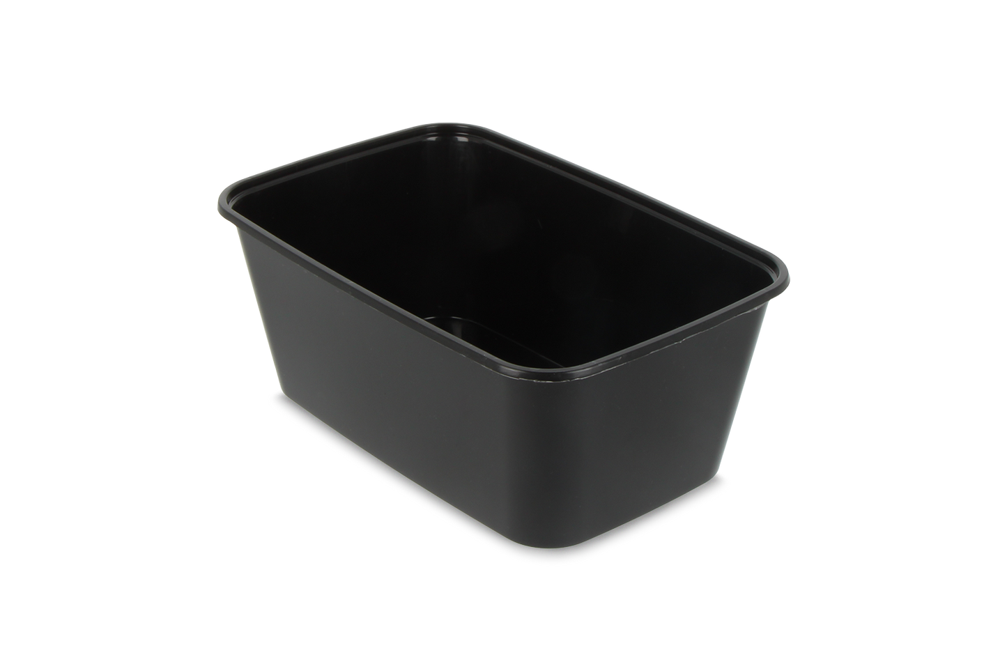 Reusable meal container 1000ml black