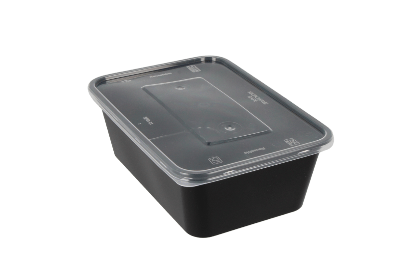 takeaware.nl Maaltijdbakken en schalen Deksel PP maaltijdbak 500-650-750-1000ml transparant