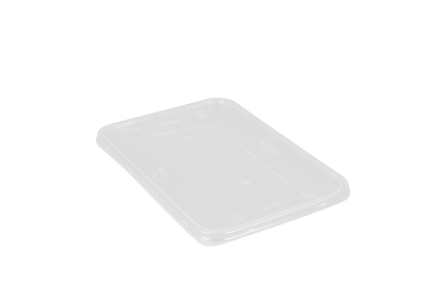 takeaware.nl Maaltijdbakken en schalen Deksel PP maaltijdbak 500-650-750-1000ml transparant