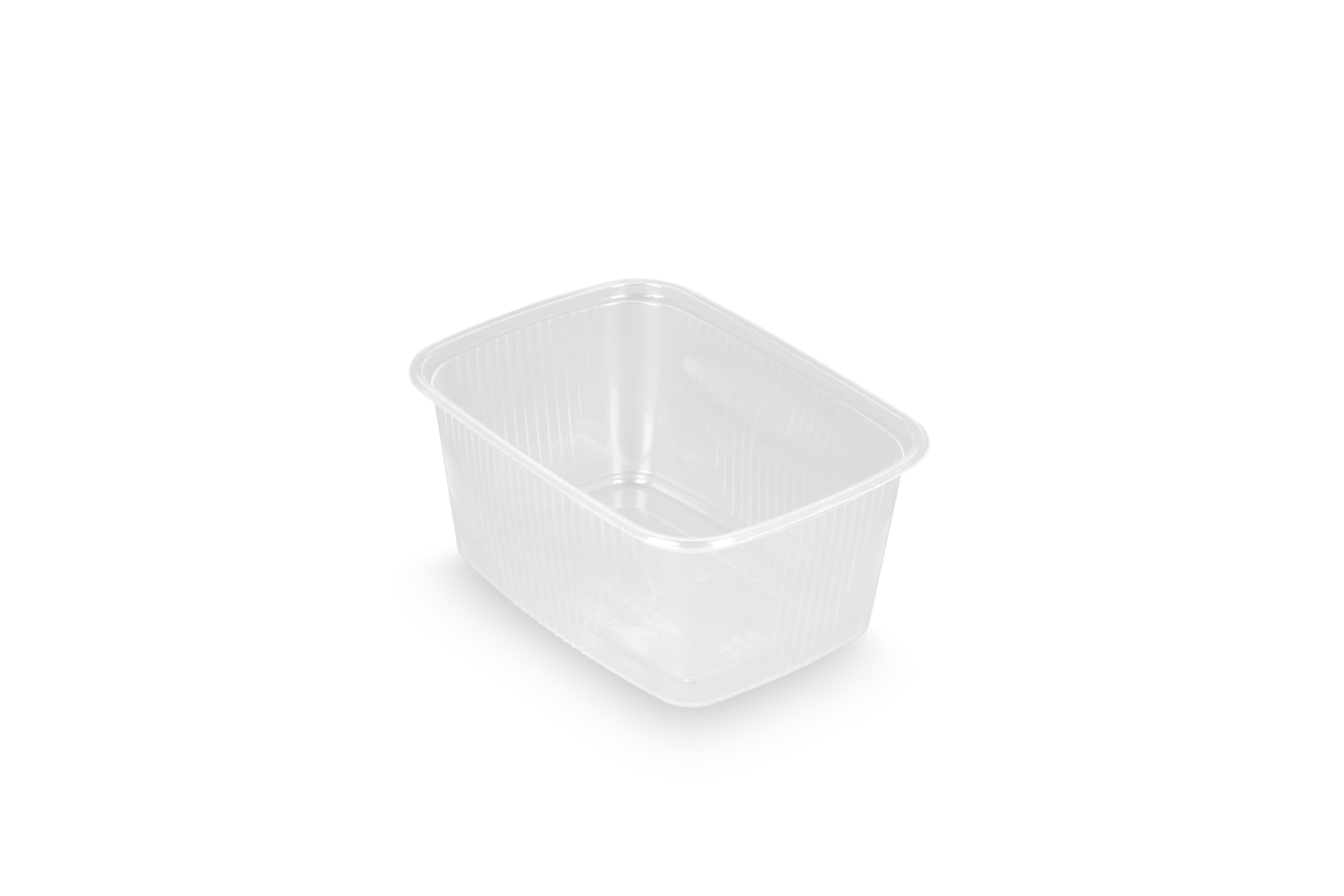 takeaware.nl Saus- en amusebakjes Salade & Saus bakjes 250ml 108mm rechthoekig transparant