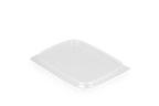 takeaware.nl Saus- en amusebakjes Deksel Salade & Saus bakjes 108mm rechthoekig transparant