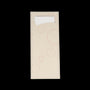 Bestekzakje pochette Bubble met wit servet