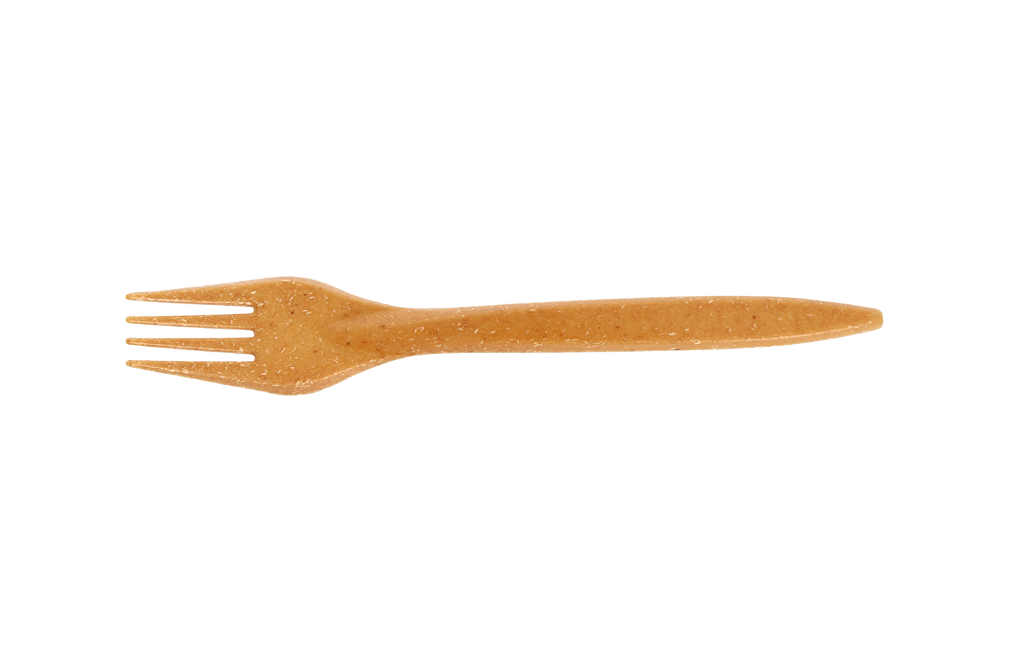 Reusable fork 180mm brown bio