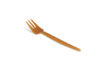 Herbruikbare snackvork met snijrand 130mm houtlook BIO