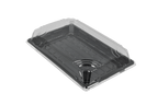 TakeAware.nl Sushi tray SY-07 + deksel 215x135x20mm Zwart