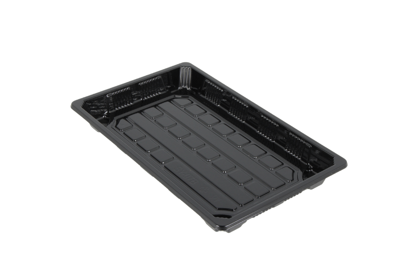 TakeAware.nl Sushi tray SY-07 + deksel 215x135x20mm Zwart