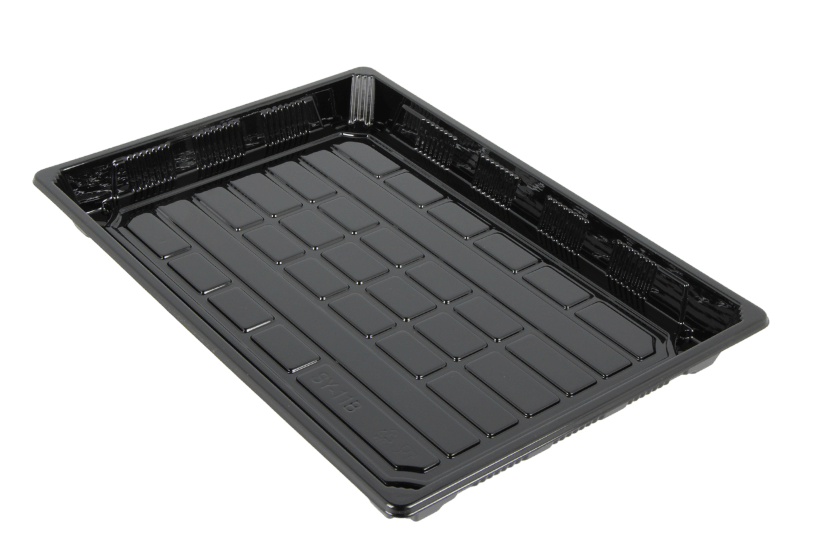 TakeAware.nl Sushi tray SY-11 + deksel 256x185x20mm Zwart