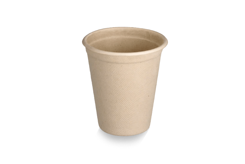 takeaware.nl Koffiebekers Koffiebeker 230cc 8oz suikerriet fiber