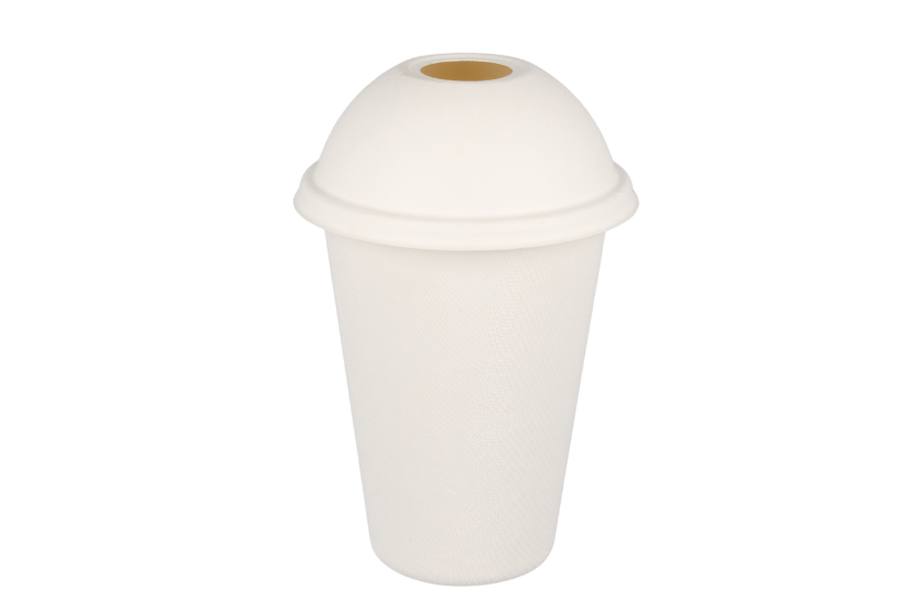 TakeAware.nl Koffiebekers Milkshakebeker klein 360ml 12oz wit suikerriet