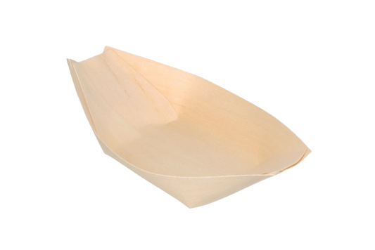 Amuse bootje hout 145x87mm BIO